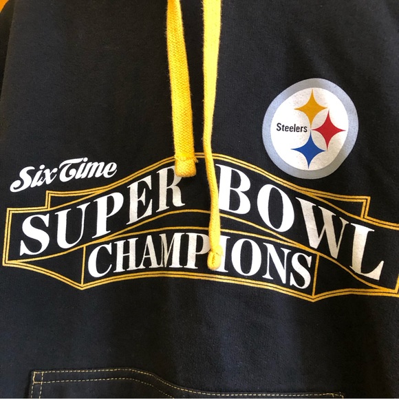 Vintage STEELERS Football Sweatshirt XL / NFL Apparel / Super Bowl Champions - Picture 2 of 11